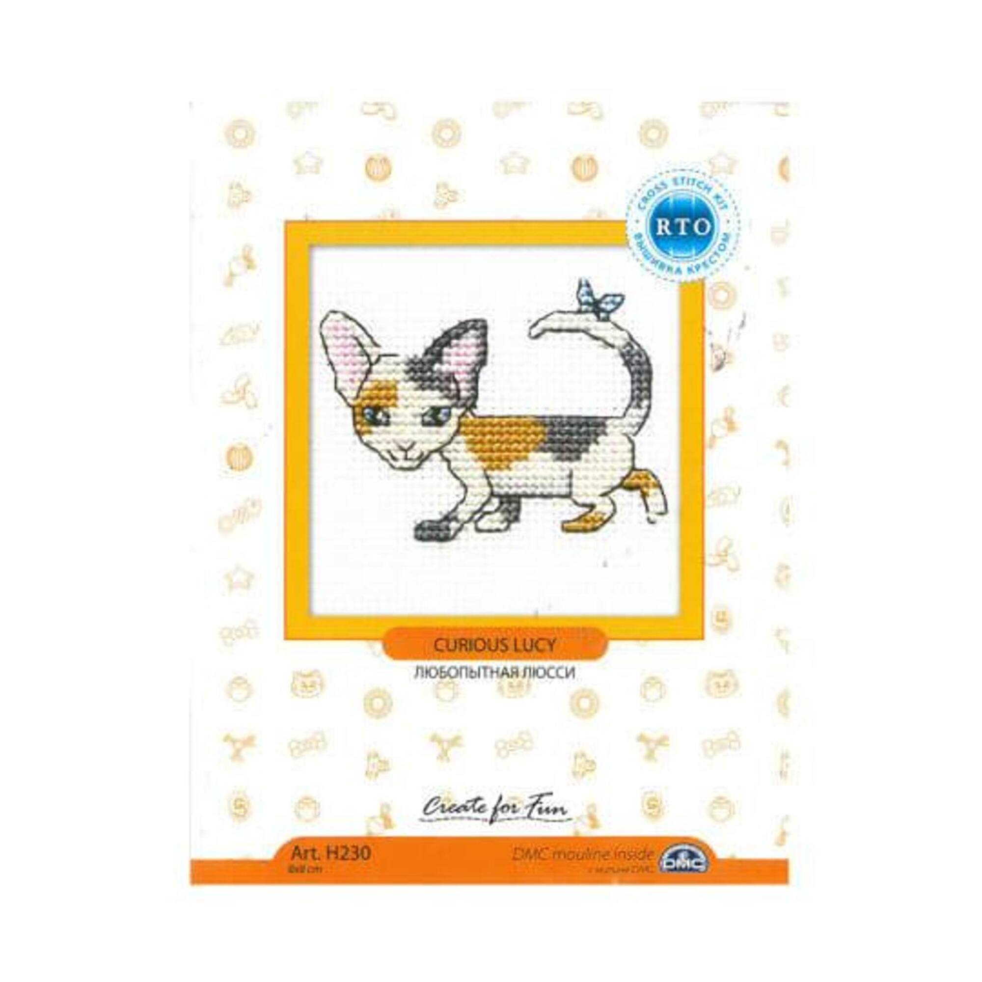 RTO Curious Lucy Counted Cross Stitch Kit
